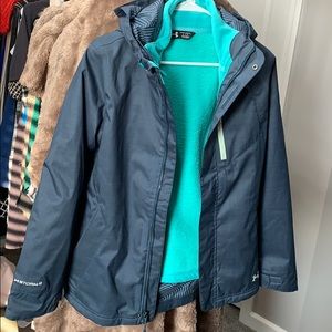 Under armour winter coat with fleece insert